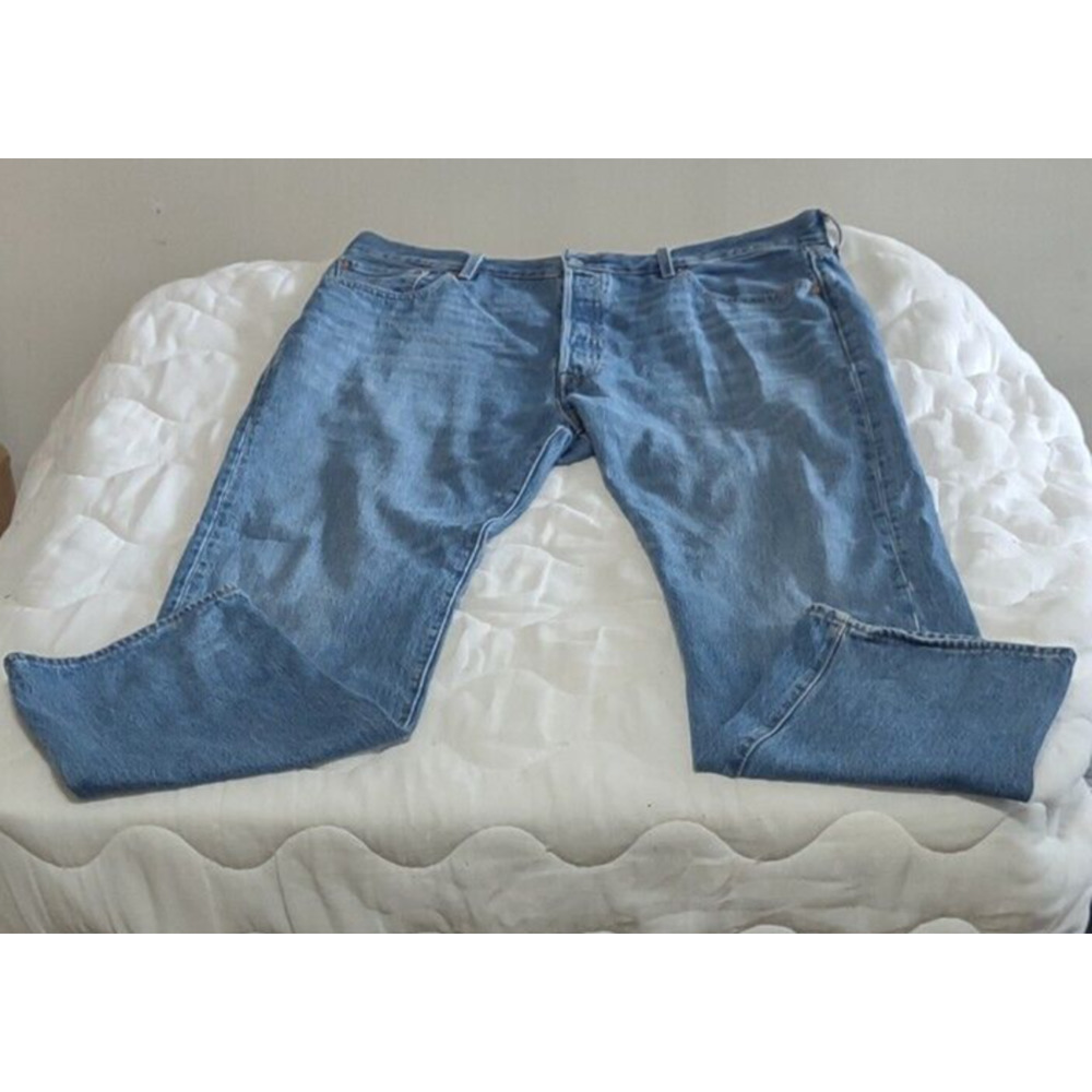Levi's 501 Button Fly Jeans Men's Size 40x30 Medium Wash 100% Cotton Actual